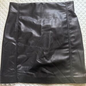 H&M Leather Pencil Skirt